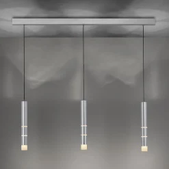 LED-riippuvalaisin PURE Vega, kolme sylinteriä, alumiini