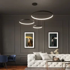 LED-riippuvalaisin Rio 110, vaakasuora, 3 000 K, musta