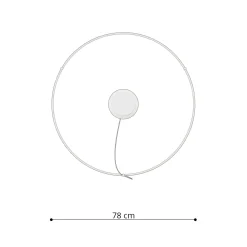 LED-riippuvalaisin Rio 78, vaakasuora, 3 000 K, valkoinen