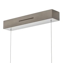LED-riippuvalaisin Runa, nikkeli, pituus 132 cm
