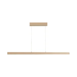 LED-riippuvalaisin Silvano, hiekka, pituus 115 cm, CCT, kosketusdimmeri