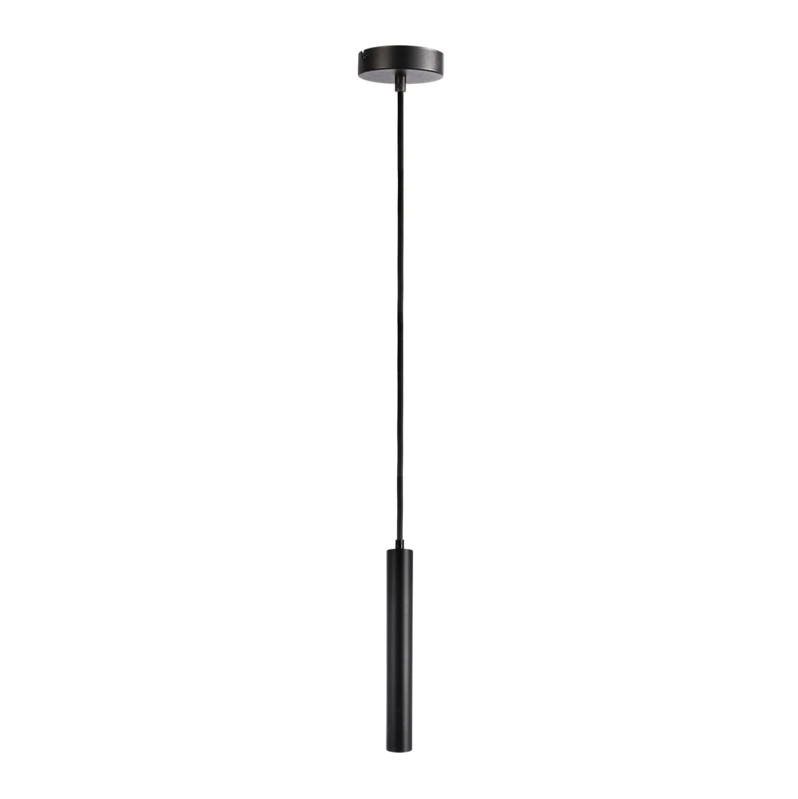 LED-riippuvalaisin Slim, musta, alumiini, 2700 K