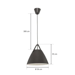 LED-riippuvalaisin Strap 36, musta
