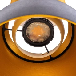 LED-riippuvalaisin Studio Line 51229, musta/messinki, Ø 20 cm
