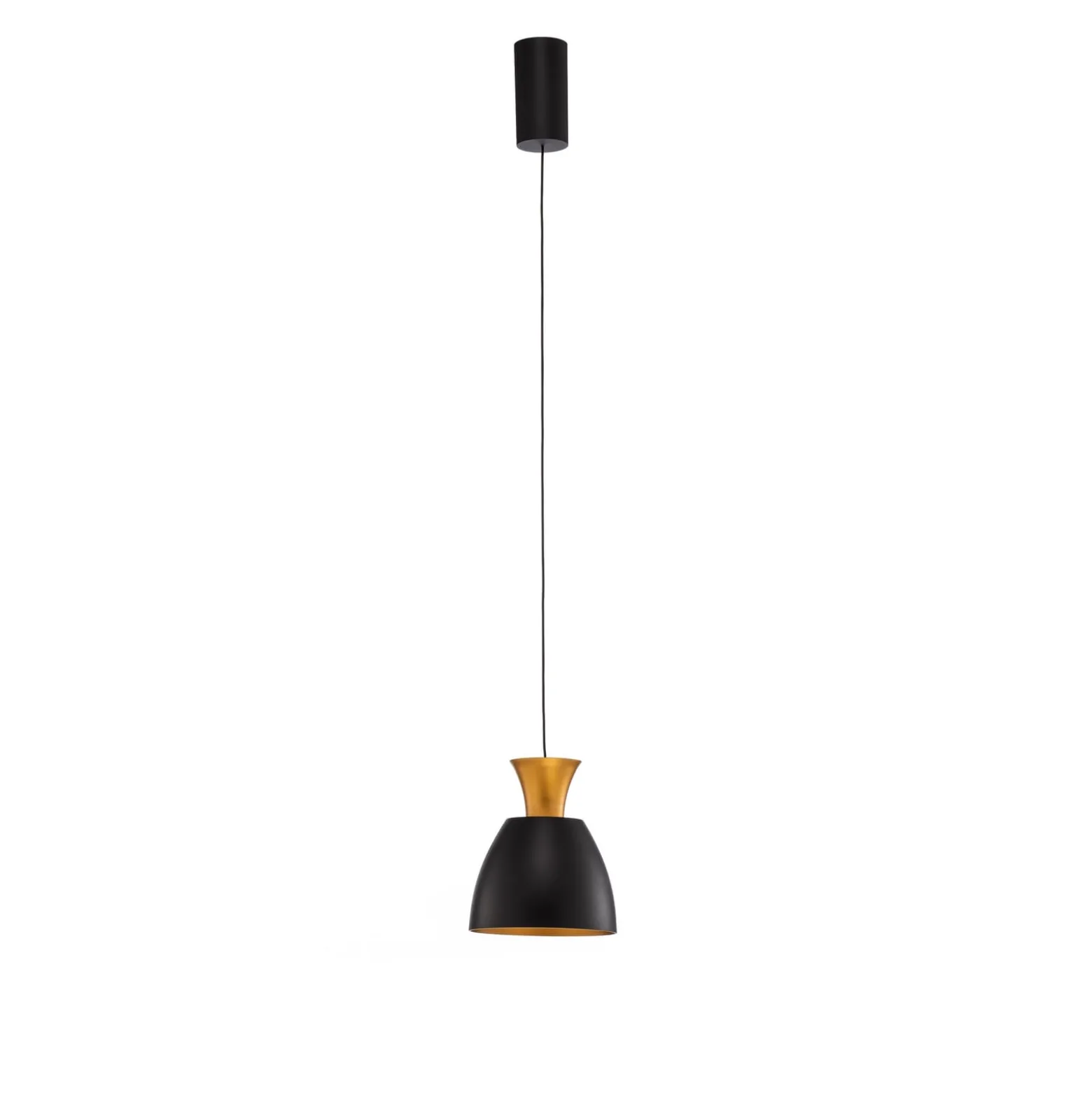LED-riippuvalaisin Studio Line 51229, musta/messinki, Ø 20 cm