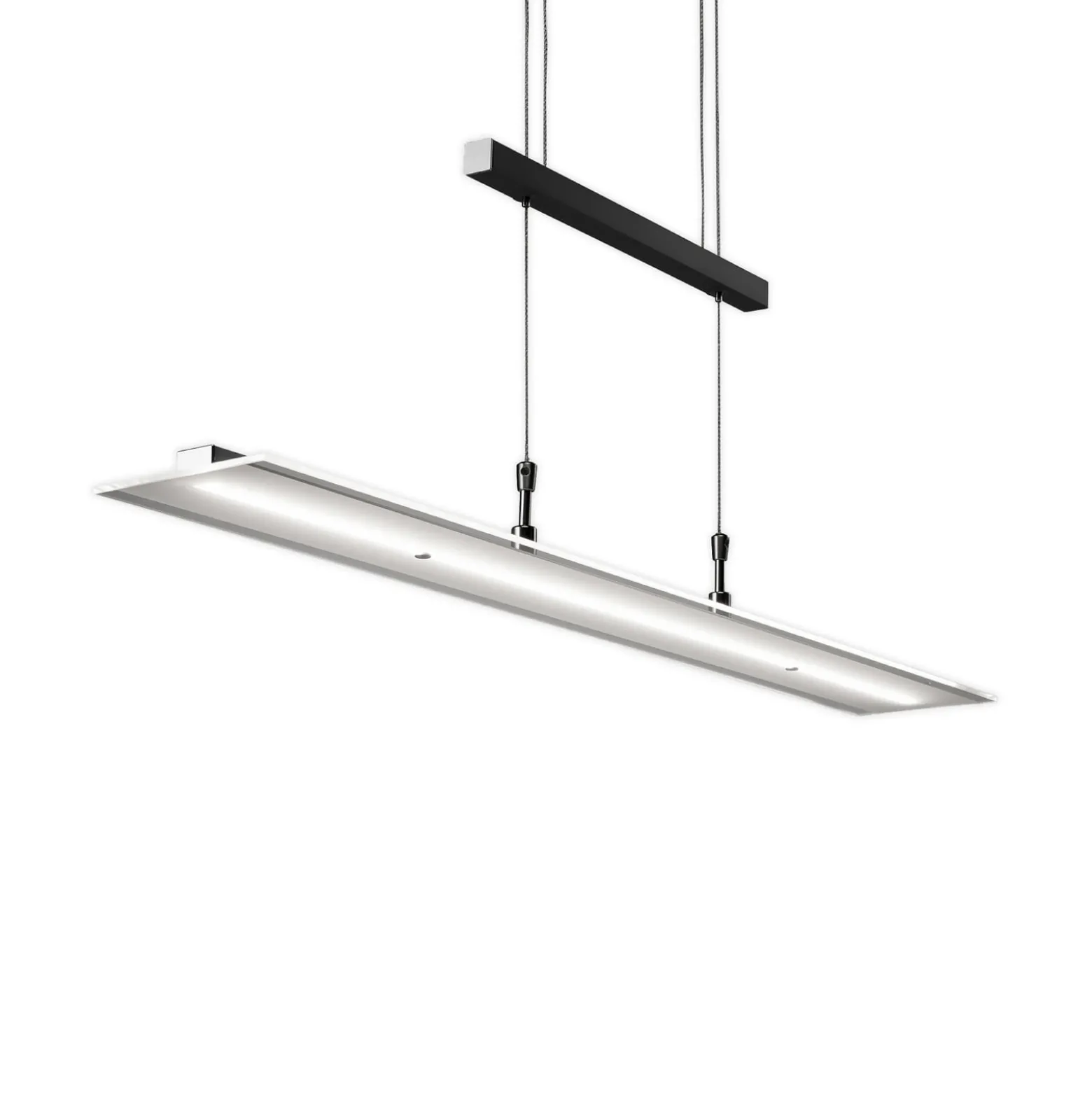 LED-riippuvalaisin Tick musta, lasi, himmennettävä, korkeussäädettävä
