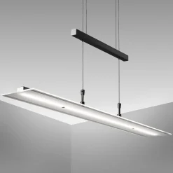 LED-riippuvalaisin Tick musta, lasi, himmennettävä, korkeussäädettävä