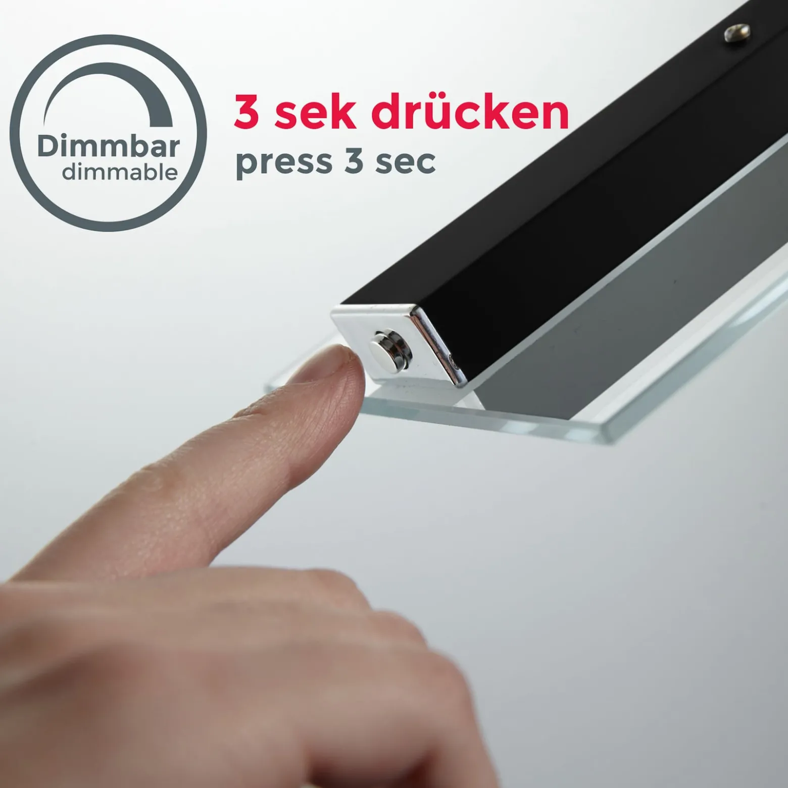 LED-riippuvalaisin Tick musta, lasi, himmennettävä, korkeussäädettävä