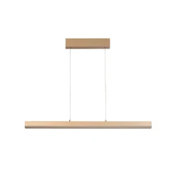 LED-riippuvalaisin Vayana, pituus 190 cm, hiekanvärinen, metalli, CCT