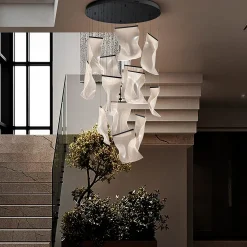 LED-riippuvalaisin Velos II 13-valo, musta, himmennettävä, muovi