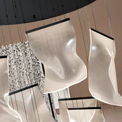 LED-riippuvalaisin Velos II 13-valo, musta, himmennettävä, muovi