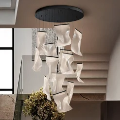 LED-riippuvalaisin Velos II 13-valo, musta, himmennettävä, muovi