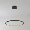 LED-riippuvalo Ralph, 1-lamppuinen, musta, Ø 60 cm