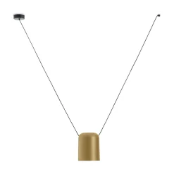 LEDS-C4 Attic -riippuvalo, lieriö Ø15 cm kulta