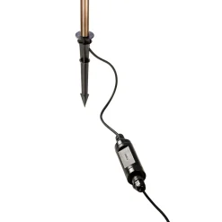 LEDS-C4 LED-maapistevalaisin Juncus 1, ruskea, 2700 K