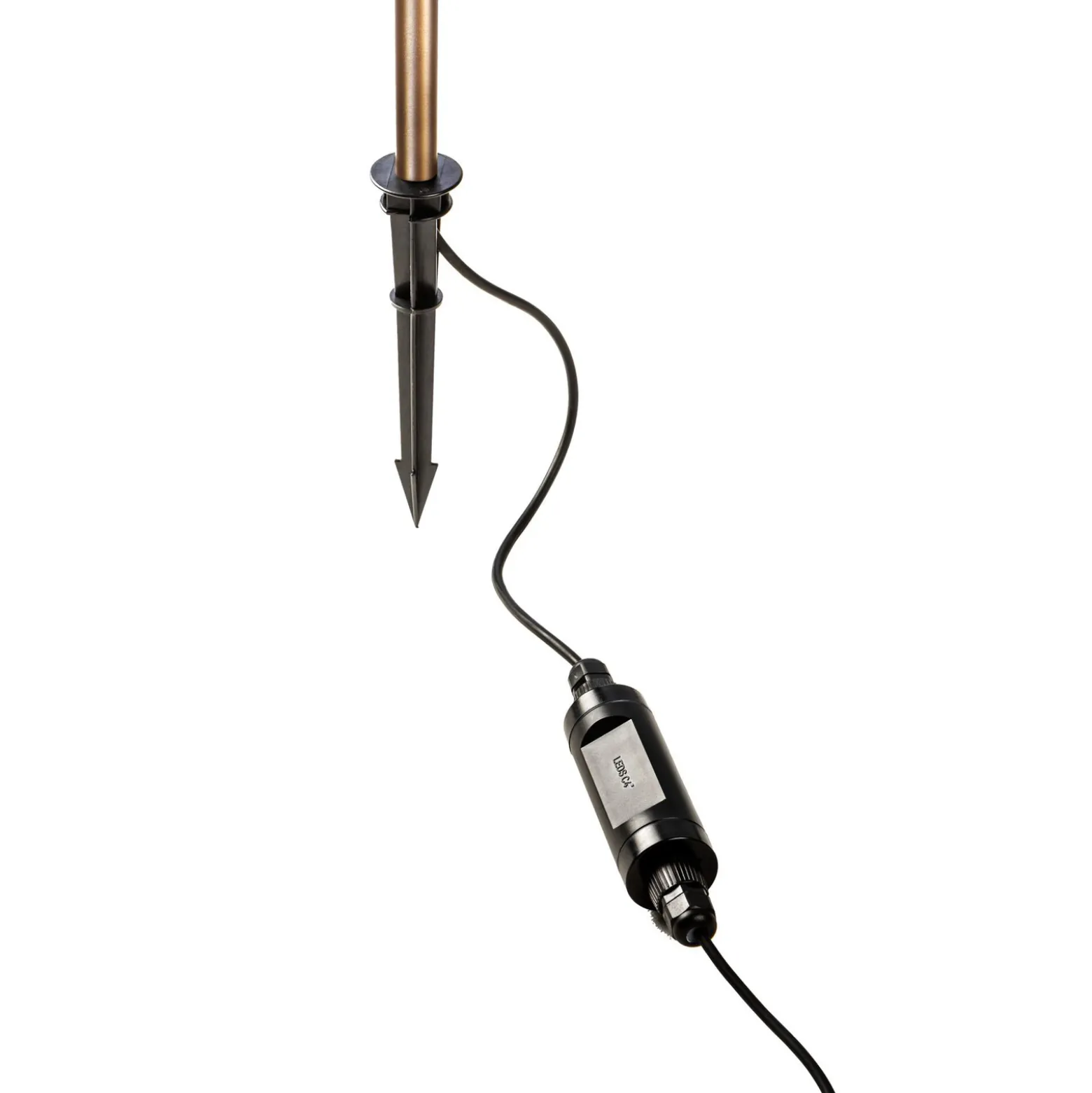 LEDS-C4 LED-maapistevalaisin Juncus 1, ruskea, 2700 K