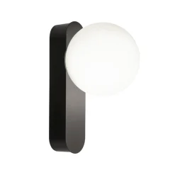 LEDS-C4 LED-seinävalaisin Perlina, musta, teräs