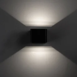 LEDS-C4 Wilson -LED-seinälamppu 11 cm antrasiitti