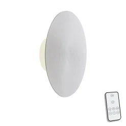 LED-seinävalaisin akku Puntua Ø 25 cm alumiini