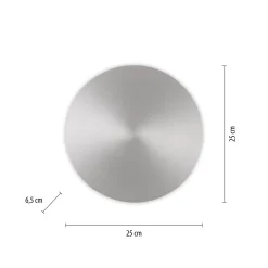 LED-seinävalaisin akku Puntua Ø 25 cm alumiini