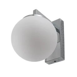 LED-seinävalaisin Aseor, lasi, kromi