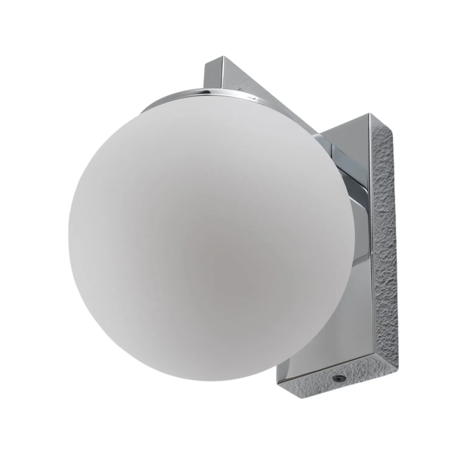 LED-seinävalaisin Aseor, lasi, kromi