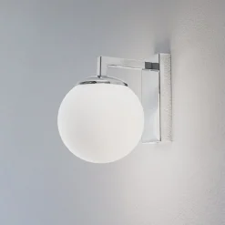 LED-seinävalaisin Aseor, lasi, kromi