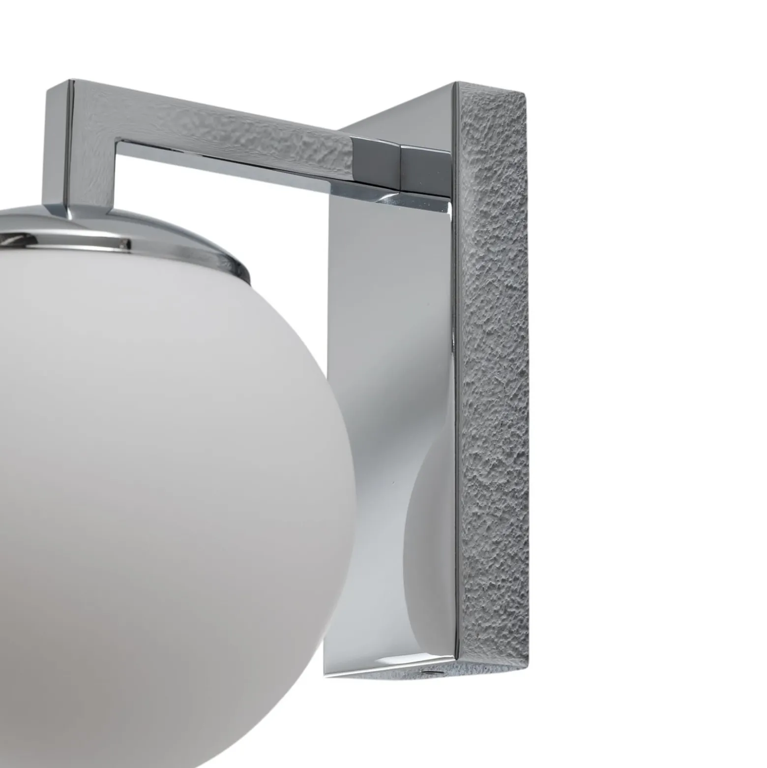 LED-seinävalaisin Aseor, lasi, kromi