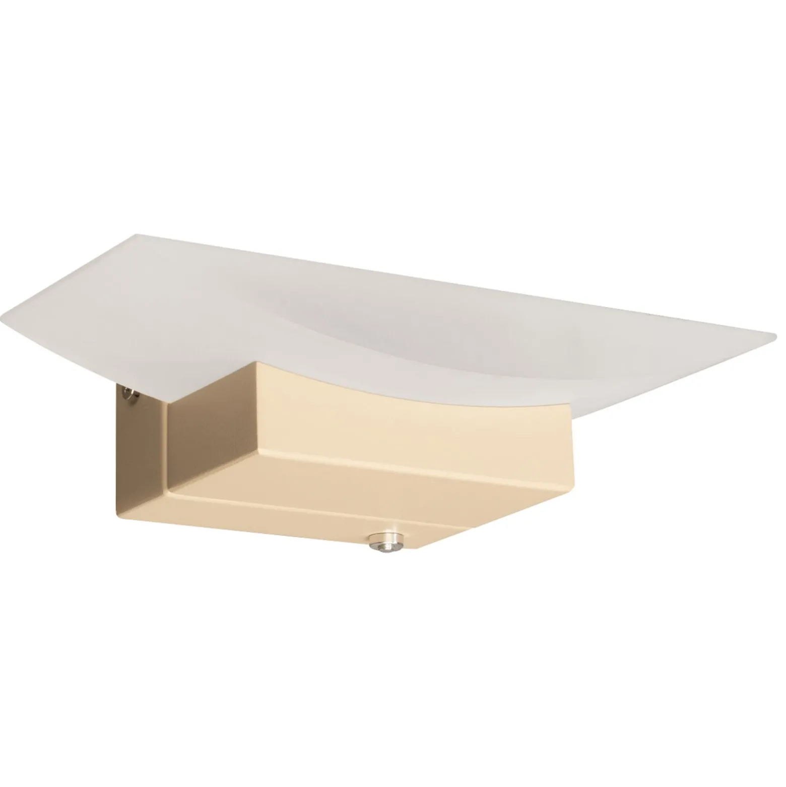 LED-seinävalaisin Bowl TW, CCT leveys 20 cm, hiekanvärinen