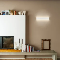 LED-seinävalaisin Box W2 bi-emission, W 91,9 cm, valkoinen, 2700 K