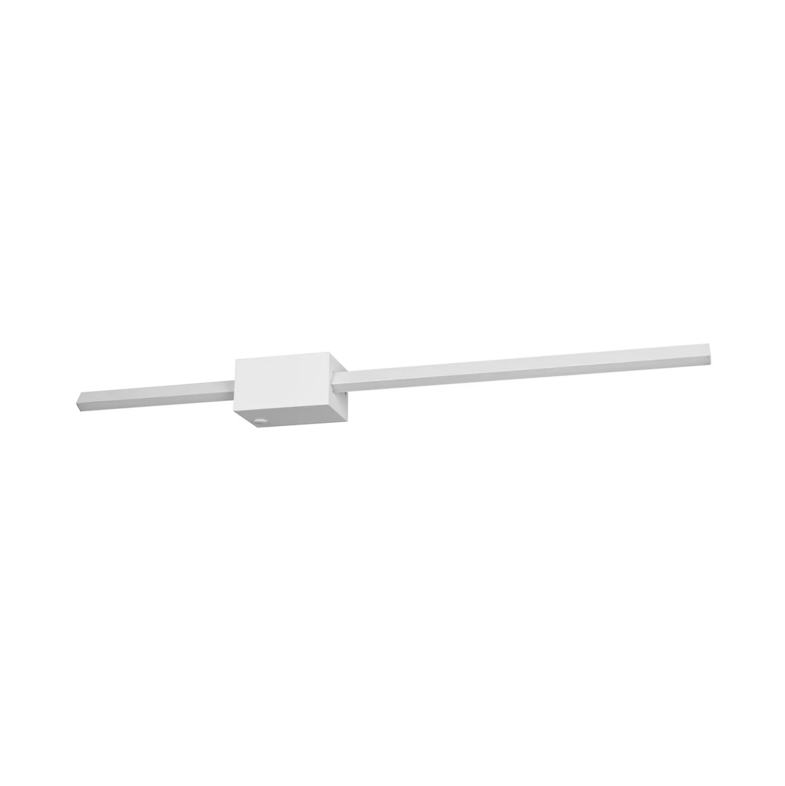 LED-seinävalaisin Cassino, mattavalkoinen, leveys 70 cm, metalli