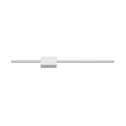 LED-seinävalaisin Cassino, mattavalkoinen, leveys 70 cm, metalli