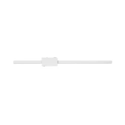 LED-seinävalaisin Cassino, mattavalkoinen, leveys 70 cm, metalli