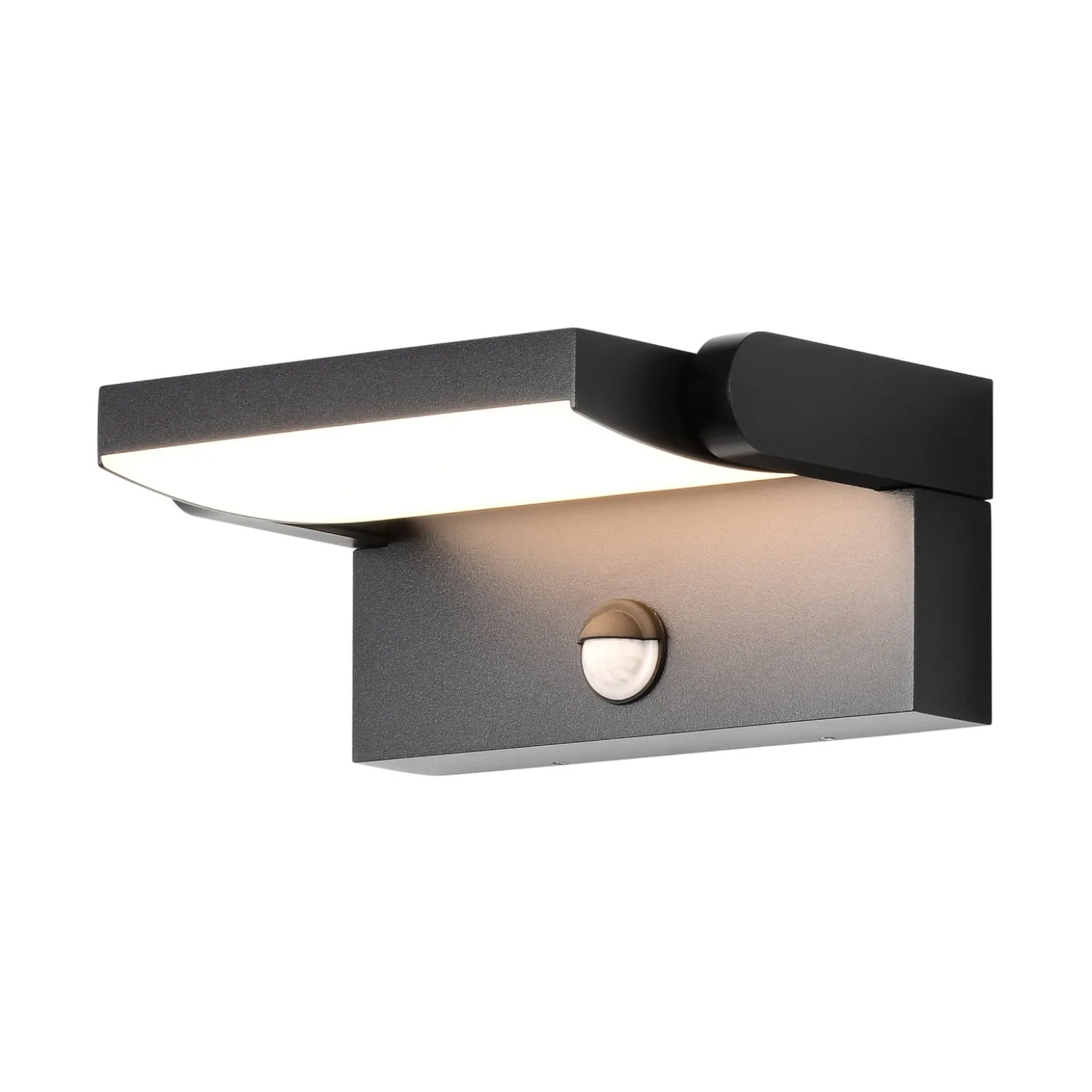 LED-seinävalaisin CMD 9081, anturi, antrasiitti, 21 cm, CCT, IP54