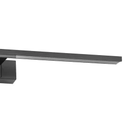LED-seinävalaisin Conettilla, musta, leveys 60 cm, IP44, CCT