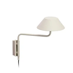 LED-seinävalaisin COVER, hiekanvärinen, ulkonema 30 cm, metalli