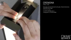 LED-seinävalaisin Cremona – säädettävä valon kulma