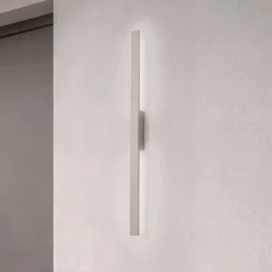 LED-seinävalaisin Demi M, hiekka, alumiini, korkeus 100 cm, IP54