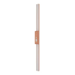 LED-seinävalaisin Demi M, tiilenpunainen, alumiini, korkeus 100 cm, IP54