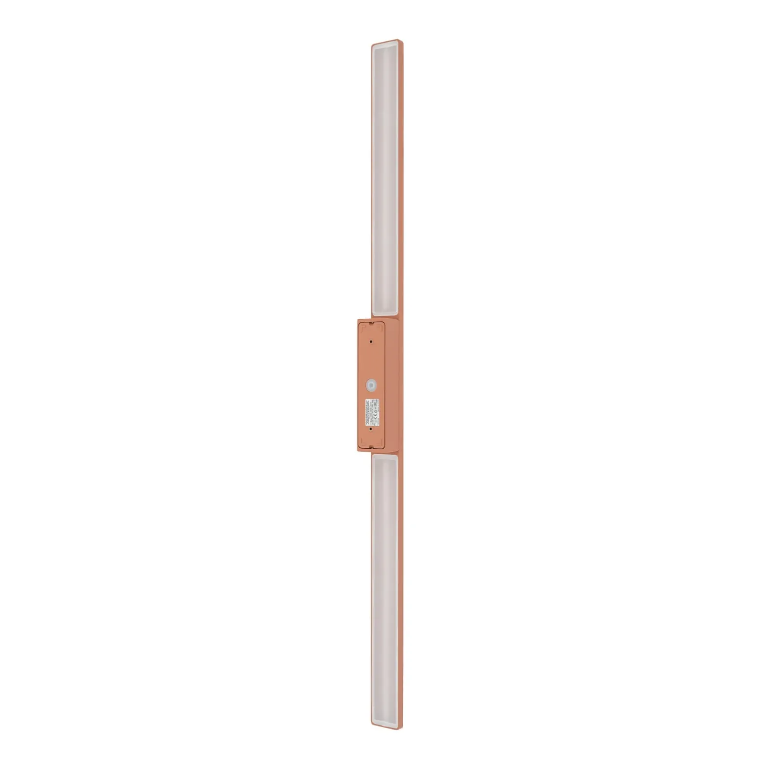 LED-seinävalaisin Demi M, tiilenpunainen, alumiini, korkeus 100 cm, IP54