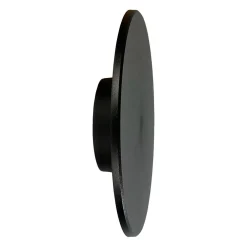 LED-seinävalaisin Disk, Ø 25 cm, musta, muovi, IP65, CCT