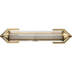 LED-seinävalaisin ESPADA kultainen harjattu Leveys 70 cm Metalli IP44