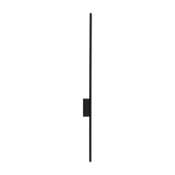 LED-seinävalaisin Flash, musta, korkeus 108 cm metalli 1-valaisin