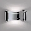 LED-seinävalaisin Ionica teräksestä, kromi