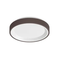 LED-seinävalaisin Iside, ruskea, metalli, Ø 35 cm, IP40