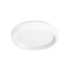 LED-seinävalaisin Iside, valkoinen, metalli, Ø 35 cm, IP40