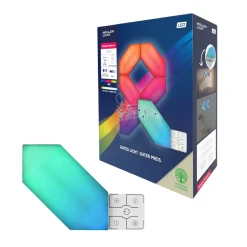 LED-seinävalaisin LED Magic Panel RGBW, kuusikulmainen, 6 kpl:n sarja