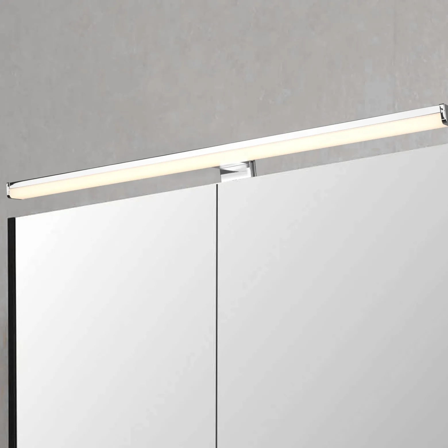 LED-seinävalaisin Lino, kromi/valkoinen