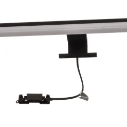 LED-seinävalaisin Lino, mattamusta/valkoinen
