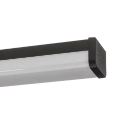 LED-seinävalaisin Lino, mattamusta/valkoinen